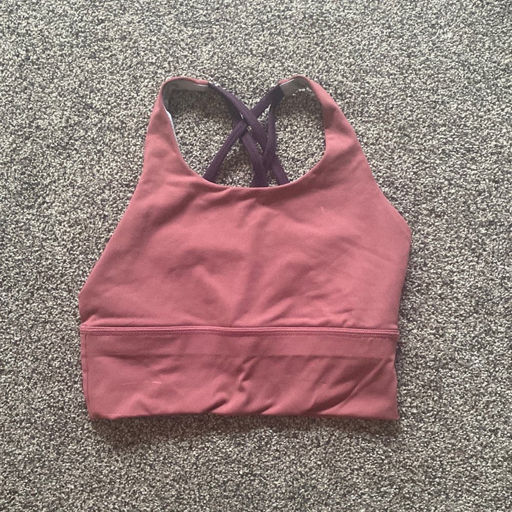 Born Primitive Mauve/Purple Cross-Back Sports Bra